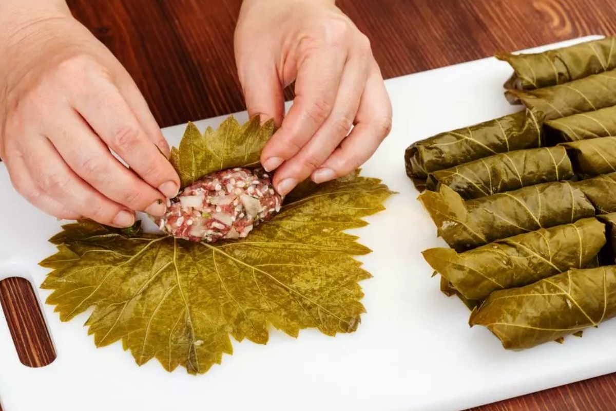 Türkische Traubensarmiki.