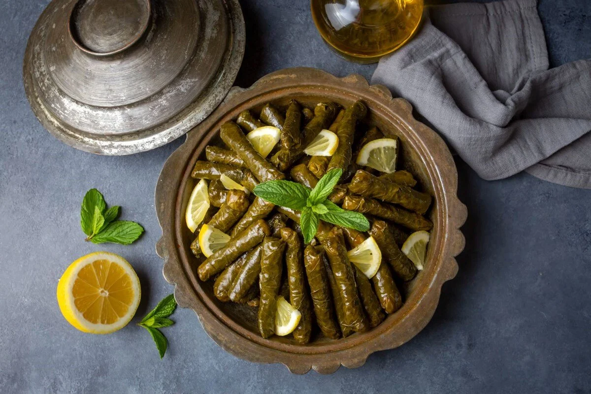 Türkische Traubensarmiki.